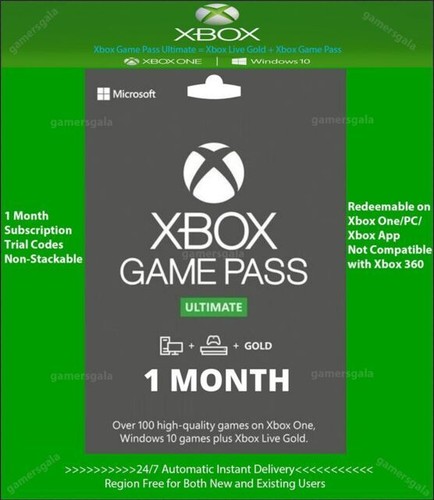 Xbox game pass ultimate 1 - xbox,