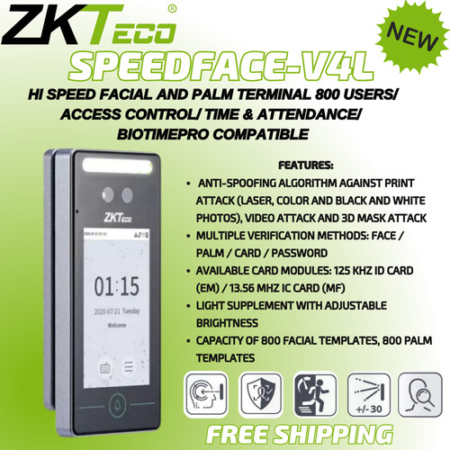Zkteco speedface v4l speed - hi,